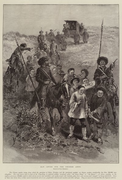 Raw Levies for the Chinese Army by Paul Frenzeny
